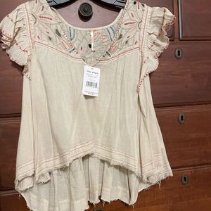 Free people size small short sleeve shirt